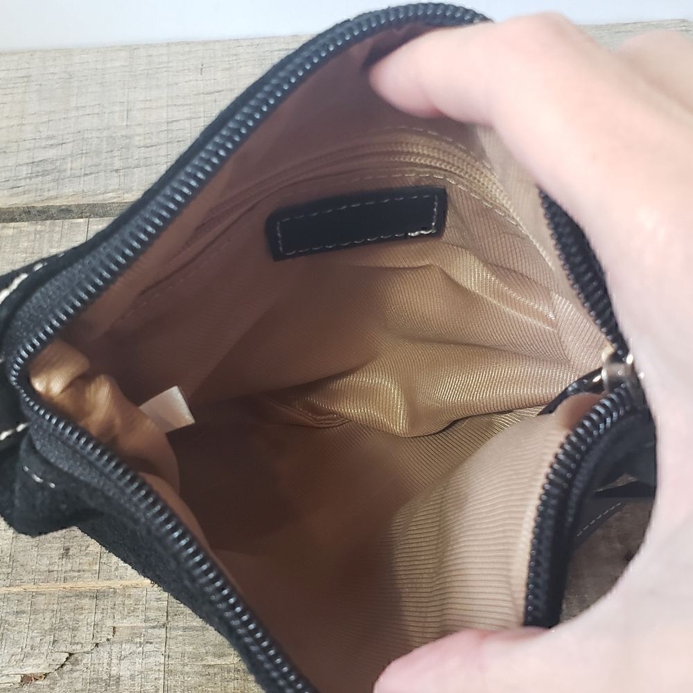 M. LONDON Mini Suede Handbag - Picture 10 of 12
